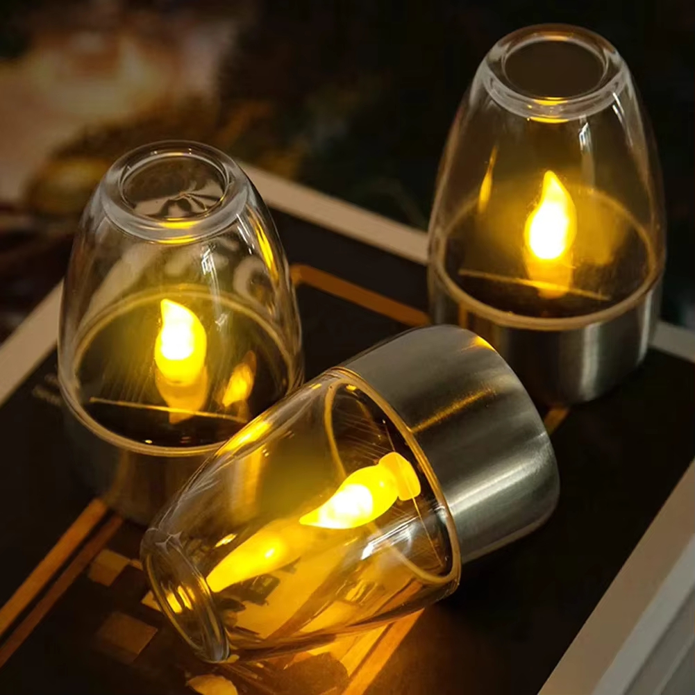 Smart Garden Light Camera - LED الفولاذ المقاوم للصدأ أضواء الشموع