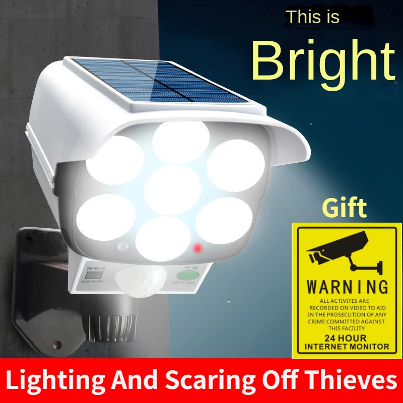 Smart Garden Light Camera - في الهواء الطلق ضوء الشمس محس