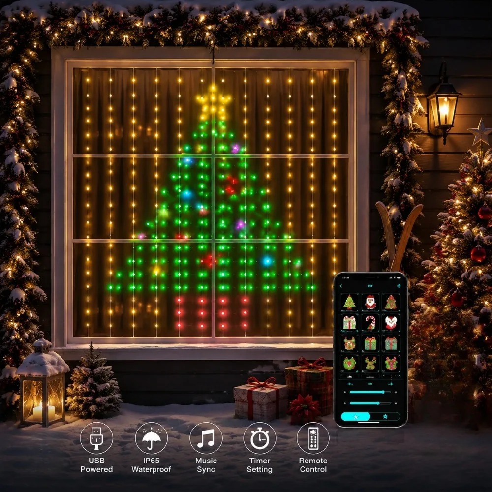 أضواء ستارة LED خارجية بتقنية  - مراجعة Smart Garden وسعره