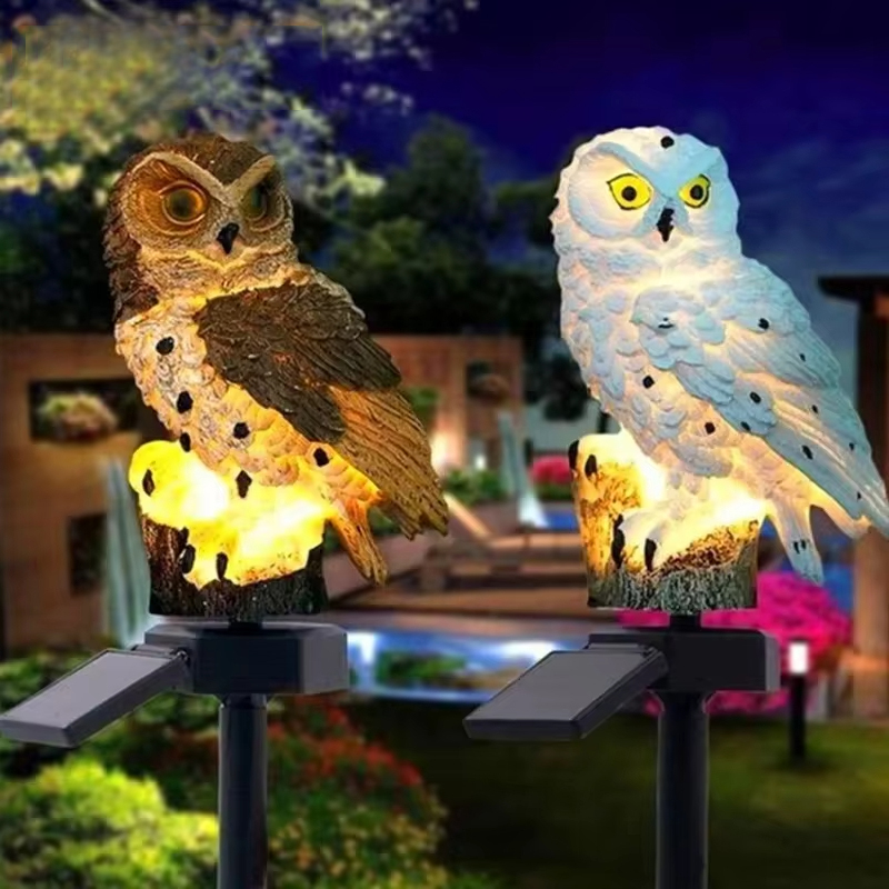 أضواء حديقة على شكل بومة تعمل  - مراجعة Smart Garden Light Camera وسعره