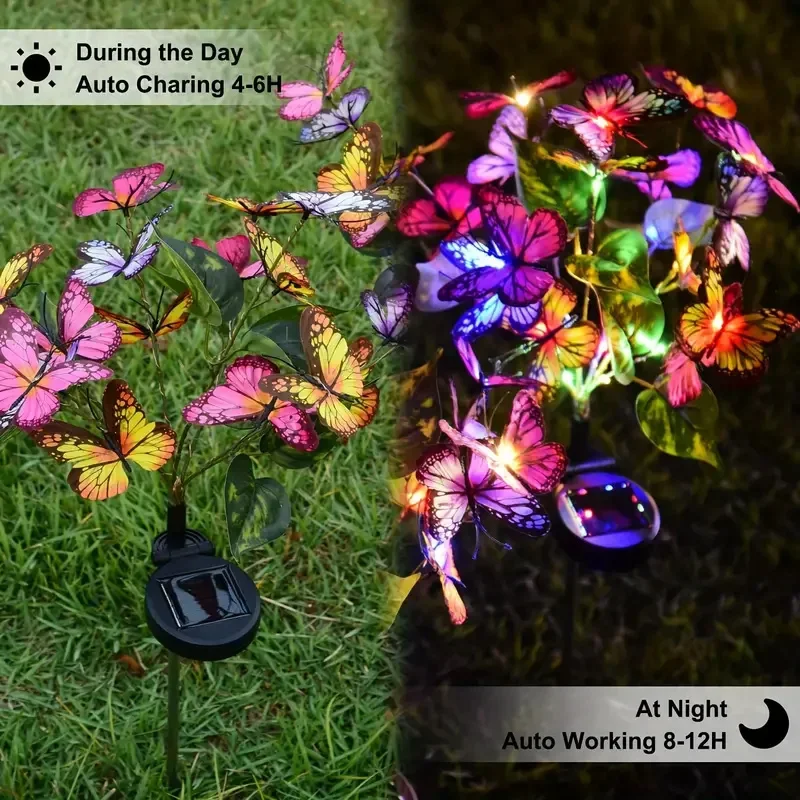 أضواء حديقة الفراشة LED بالطاق - مراجعة Smart Garden Light Camera وسعره