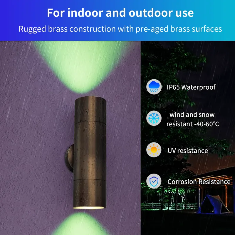 مصباح جداري خارجي LED من النحا - مراجعة Smart Garden وسعره