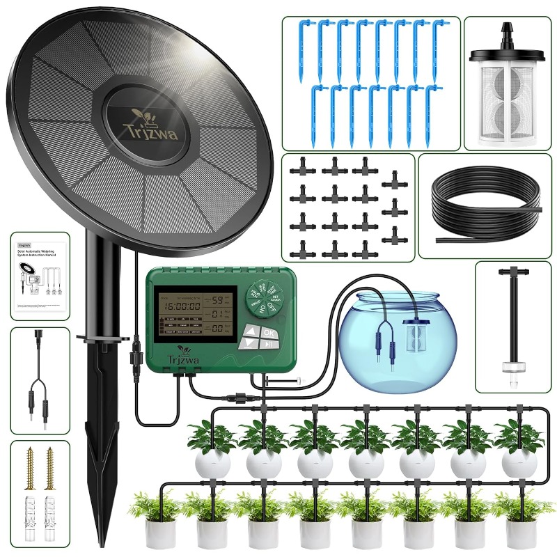 معدات الري بالطاقة الشمسية طقم - مراجعة Smart Urban Garden وسعره