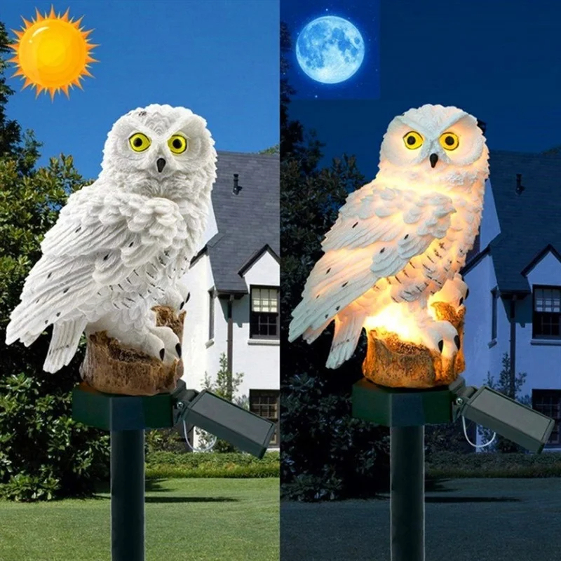 تمثال بومة يعمل بالطاقة الشمسي - مراجعة Smart Garden Light Camera وسعره